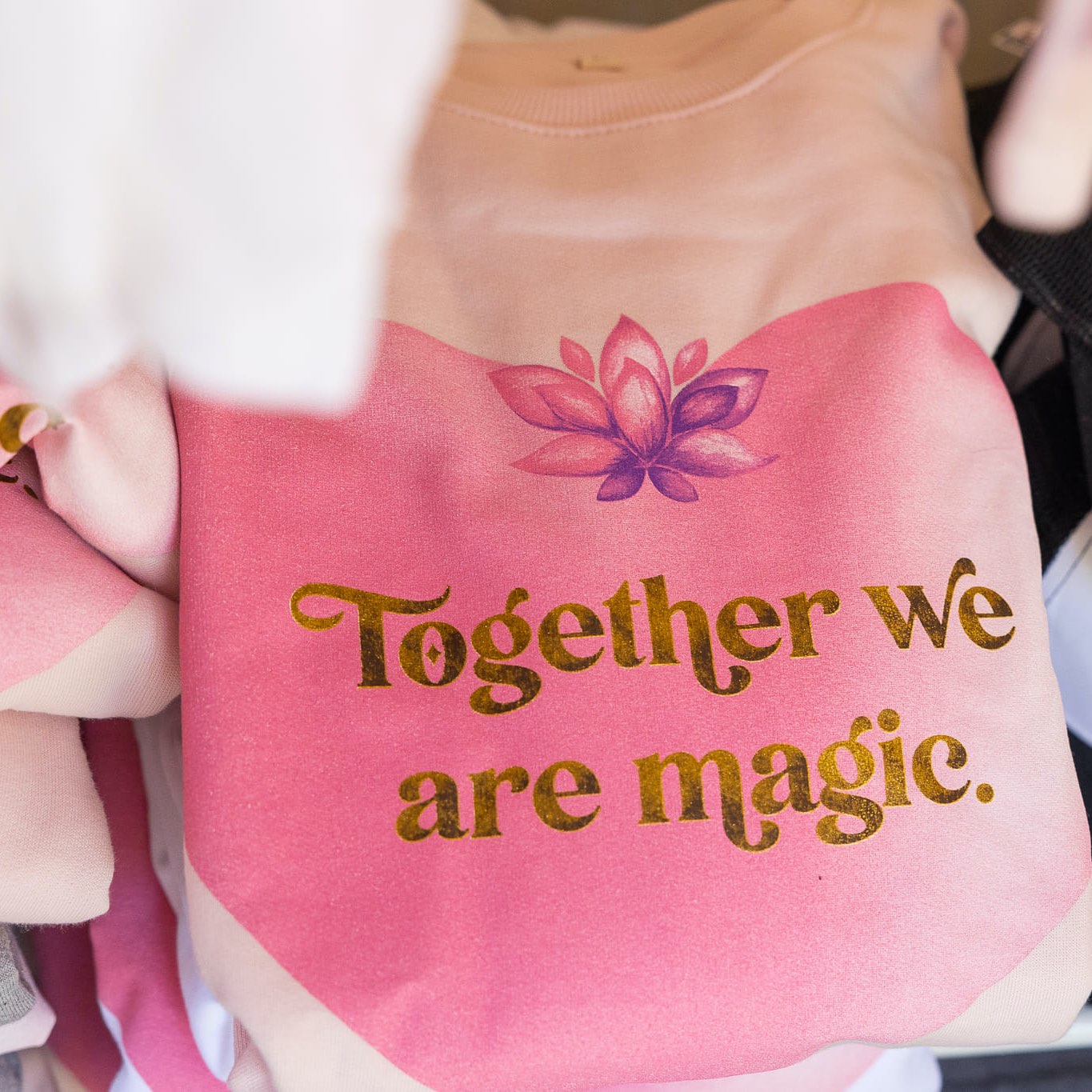 together we are magic sweater by Natural High Healing Festival